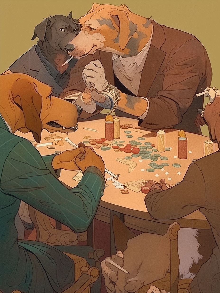 Dogs Playing Poker Artwork