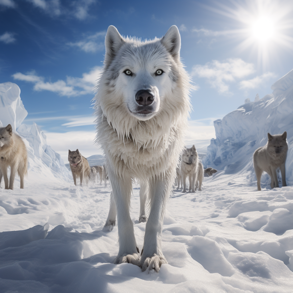 Dogsledding on Inland Ice