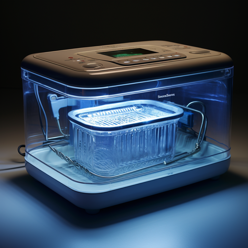 Efficient appliance cleaning with ultrasonic cleaner