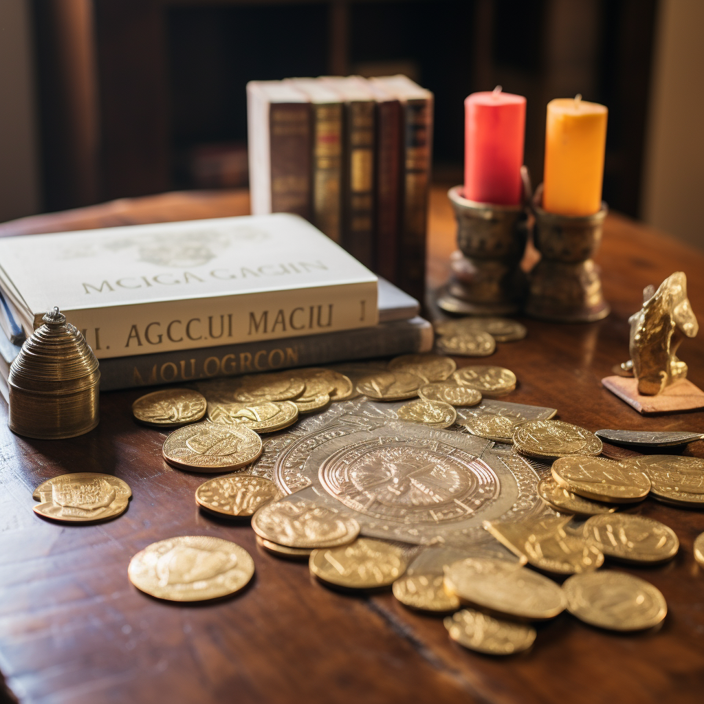 Don Miguel Ruiz Book on Mogno Table