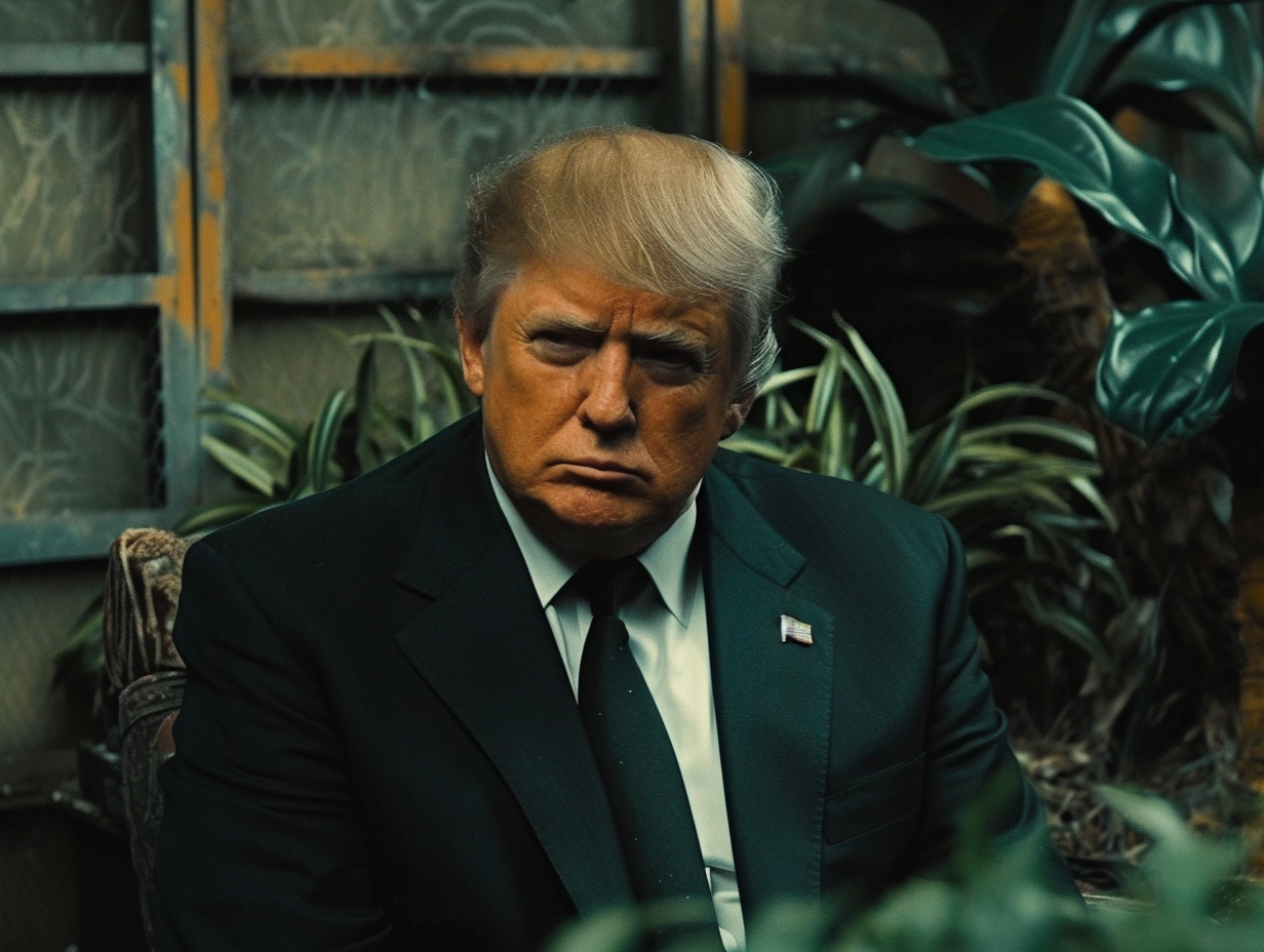 Donald Trump as Uuno Turhapuro in Finnish Movie