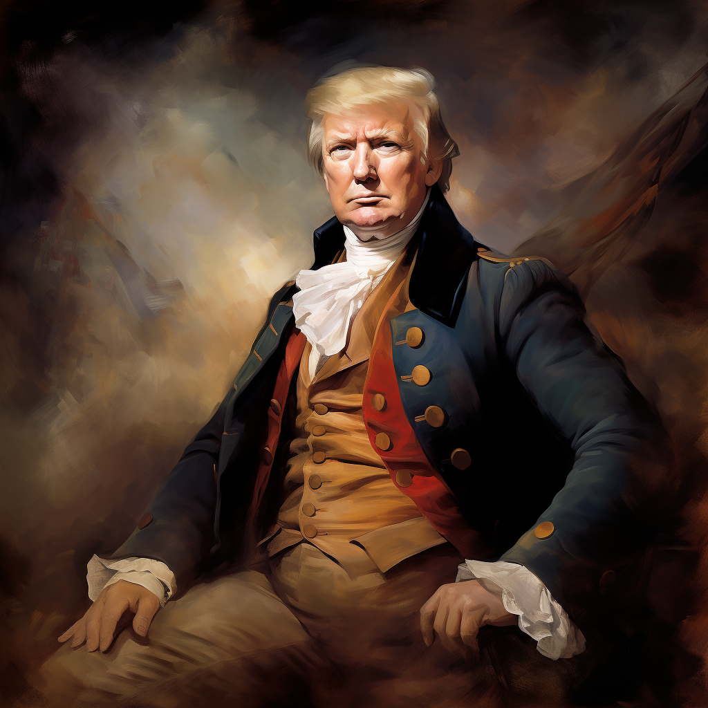 Portrait of President Donald Trump