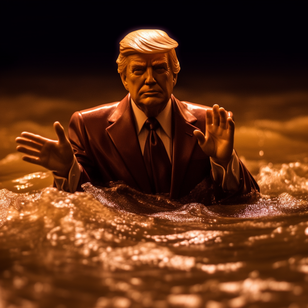 Strange Donald Trump image