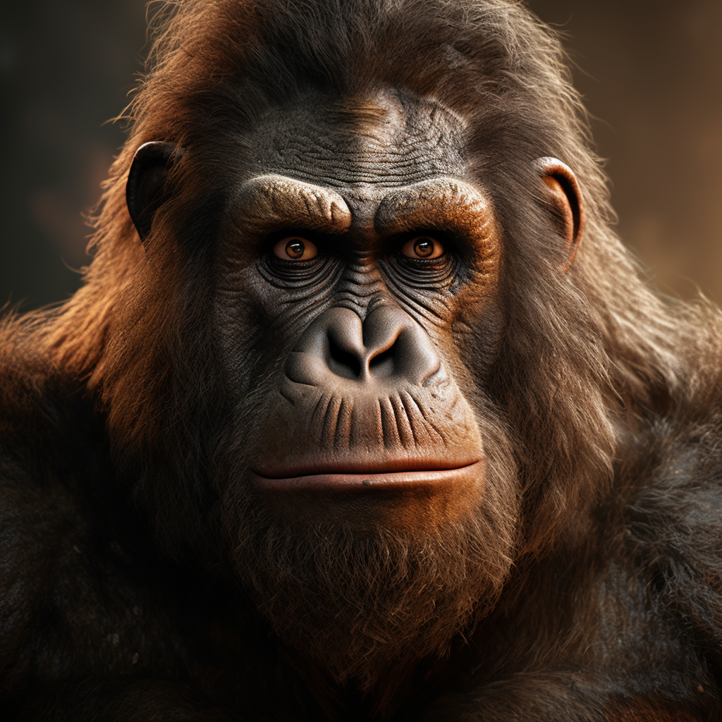 Donkey Kong portrait in 4K