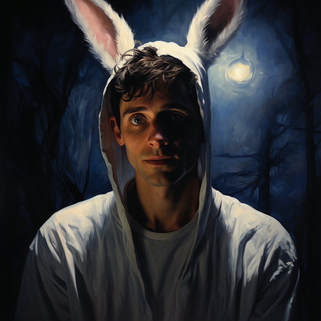 Enigmatic portrait of Donnie Darko