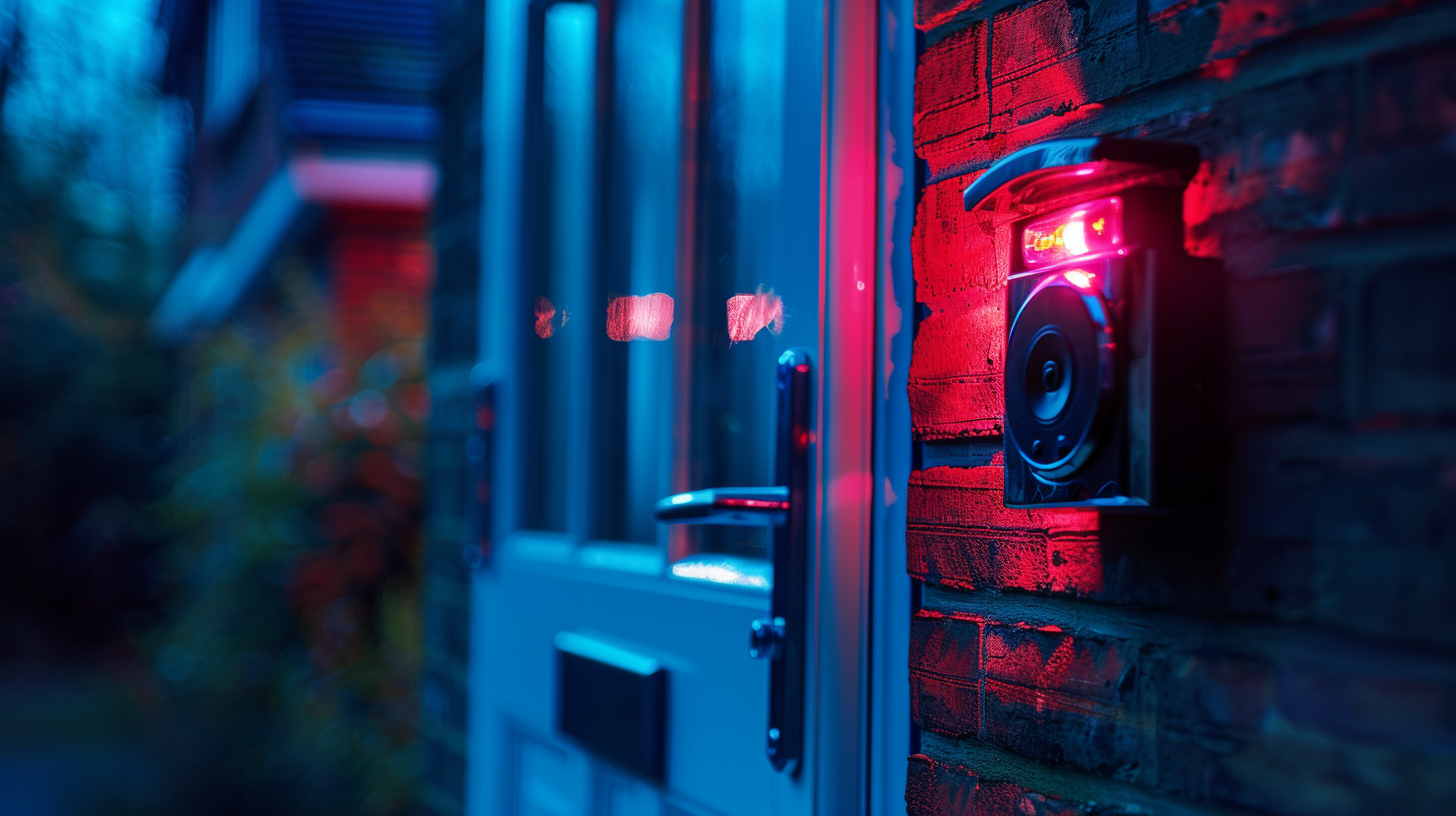 Doorbell Camera British Police Lights