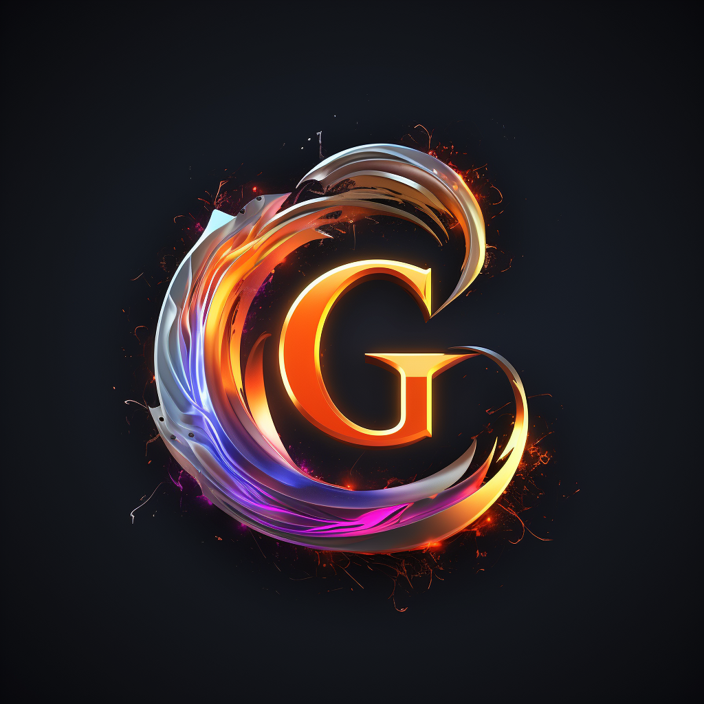 Logo created with two capital G's