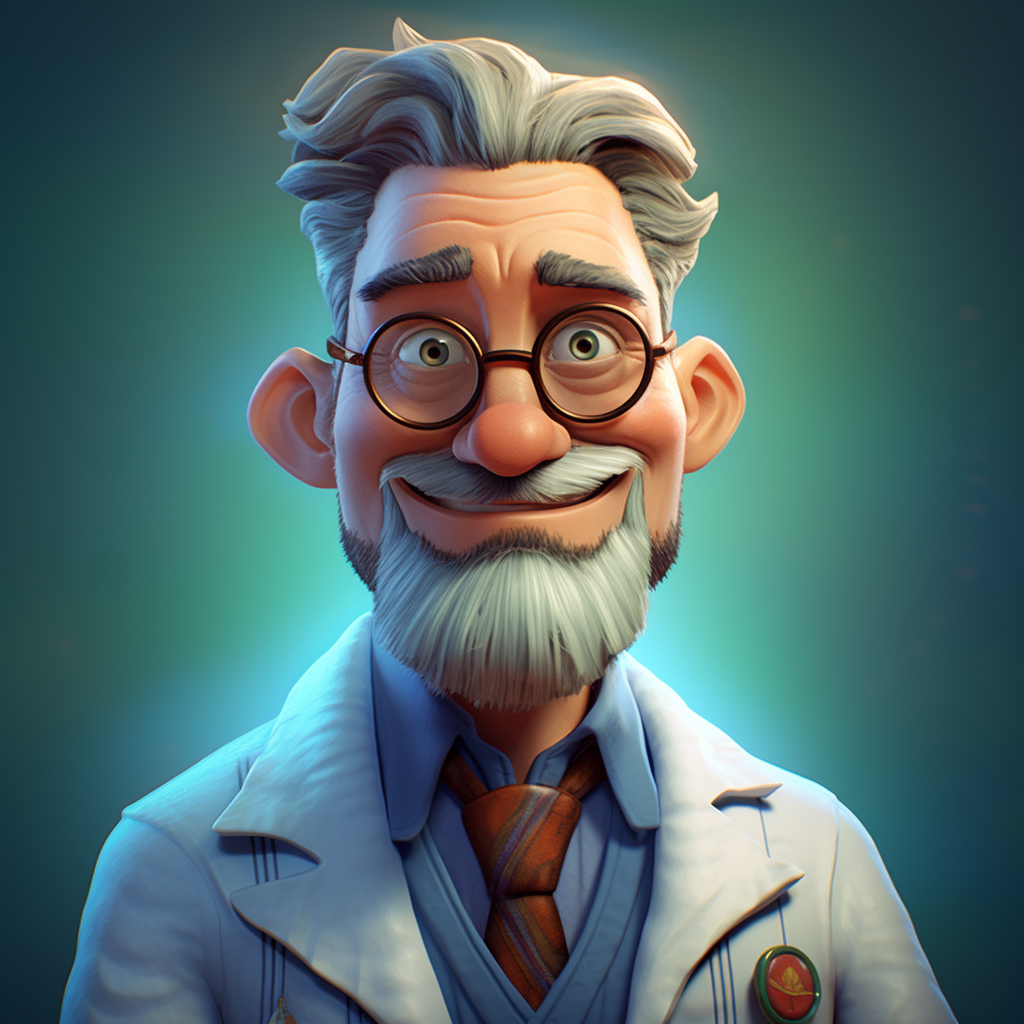 Dr. John Myers Pixar Character