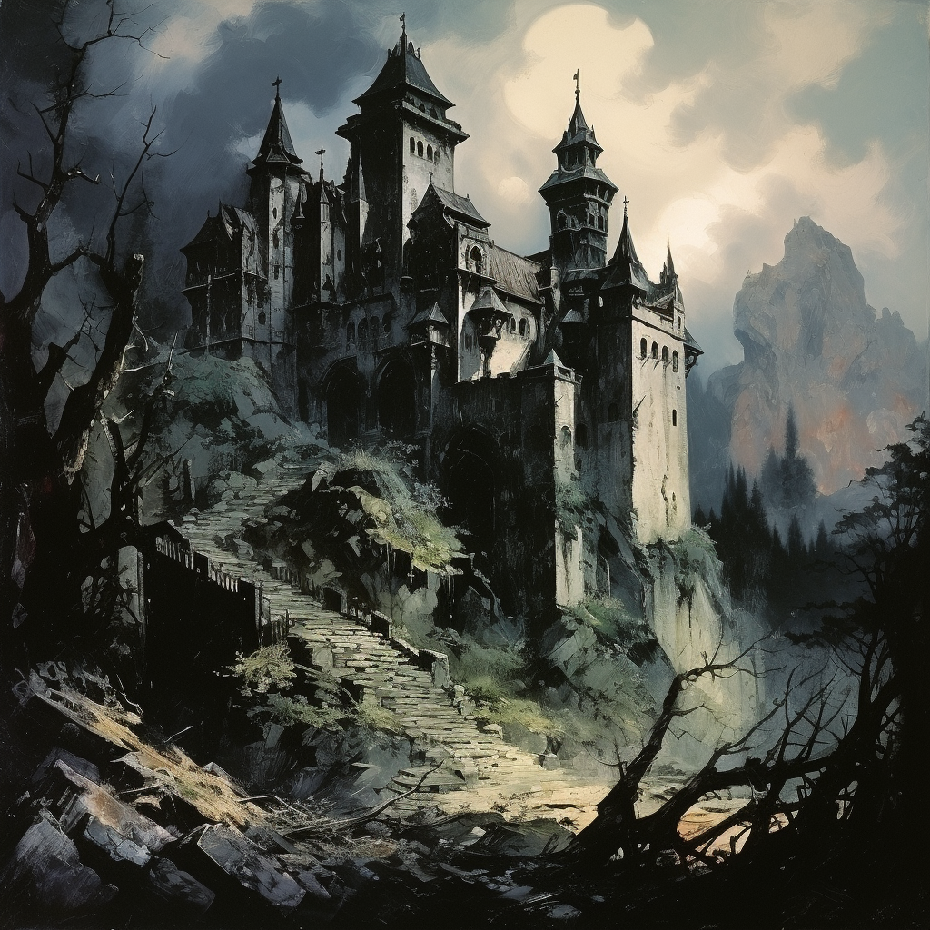 Artwork of Dracula's Castle  ??