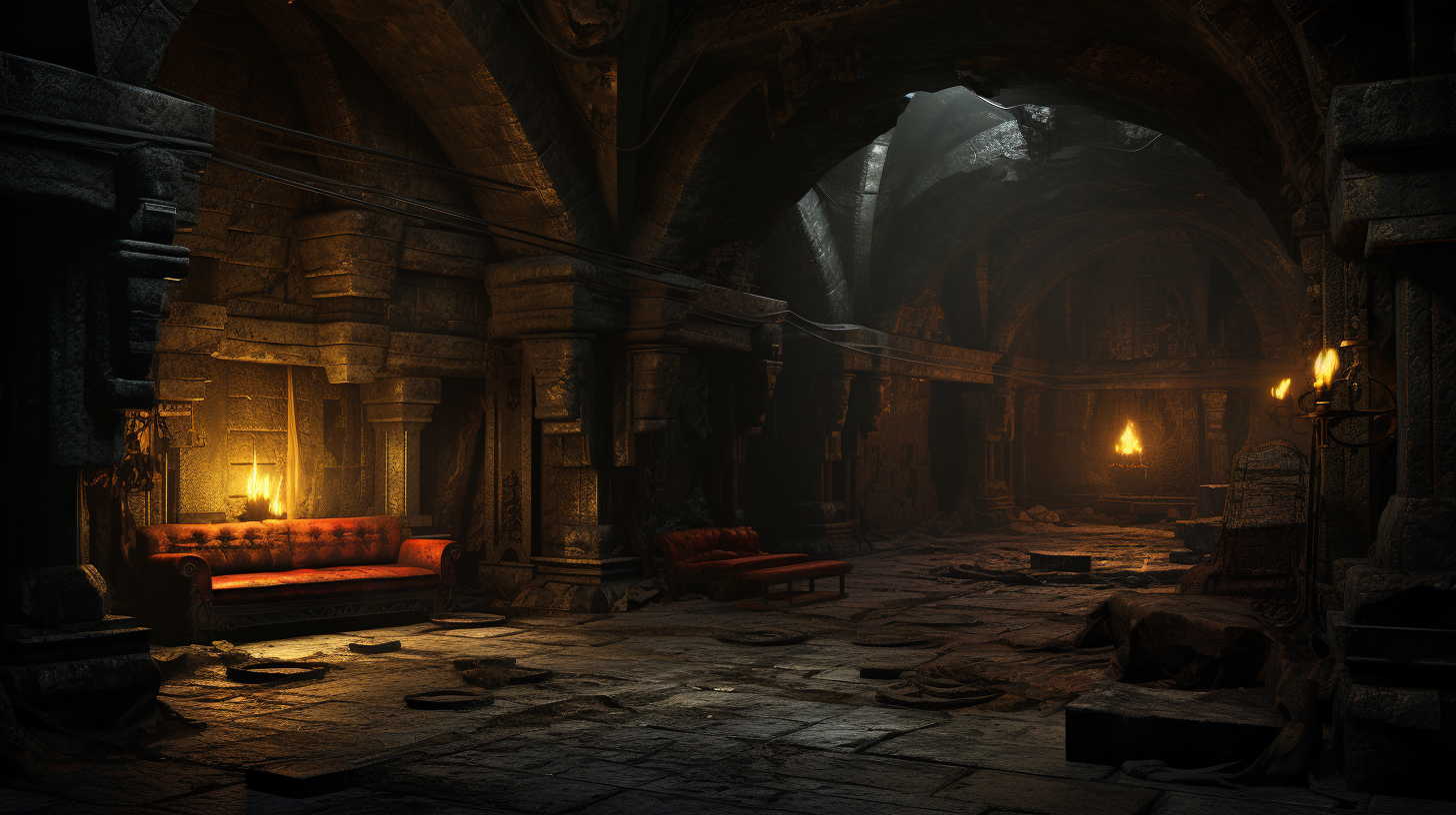 Decadent and Moody Crypt Image