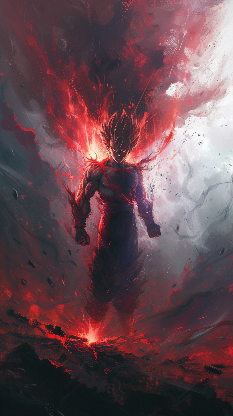 Dragon Ball Z Vegeta Dark Powers