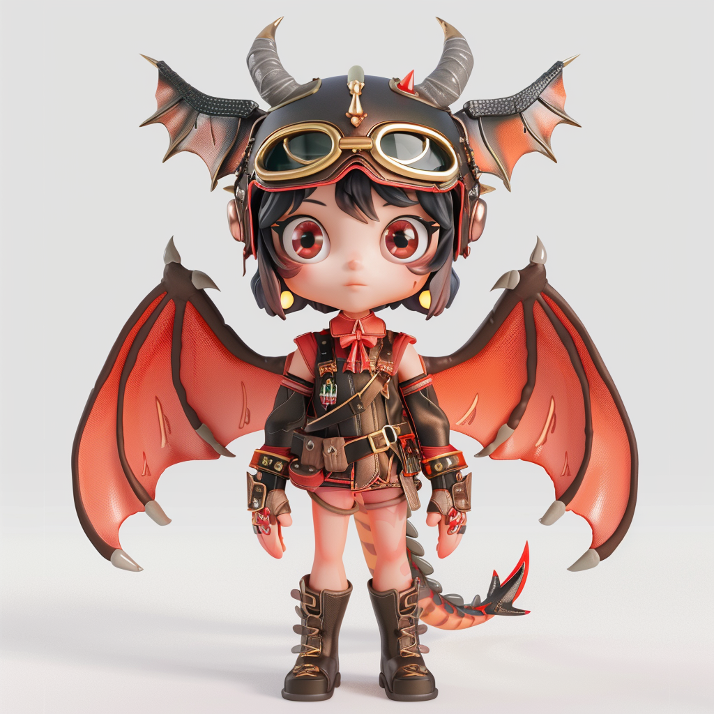 dragon girl hero fighting suit