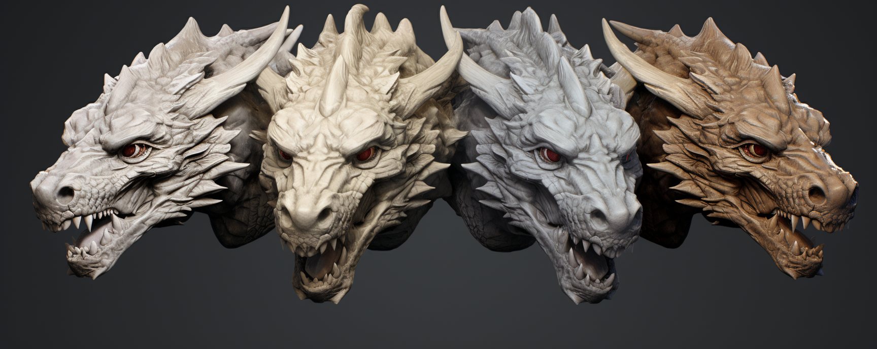 Dragon head 3D print design