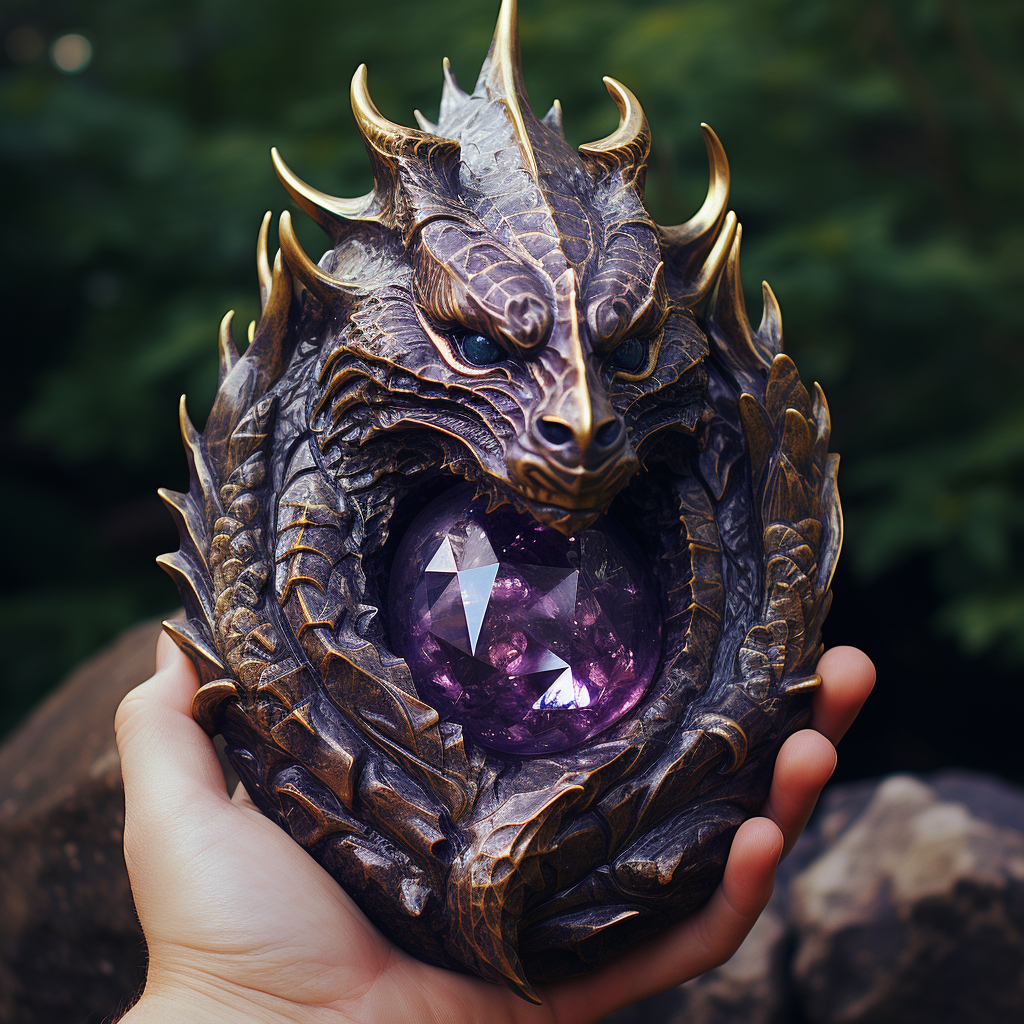 Stunning dragon scale amethyst in all its glory