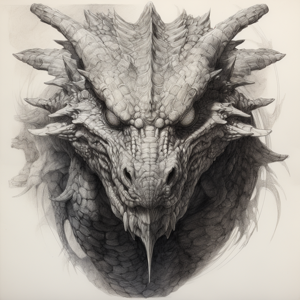 Dragon seen from above