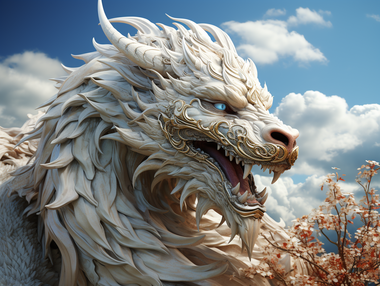 Dragon clouds rendering contour lighting