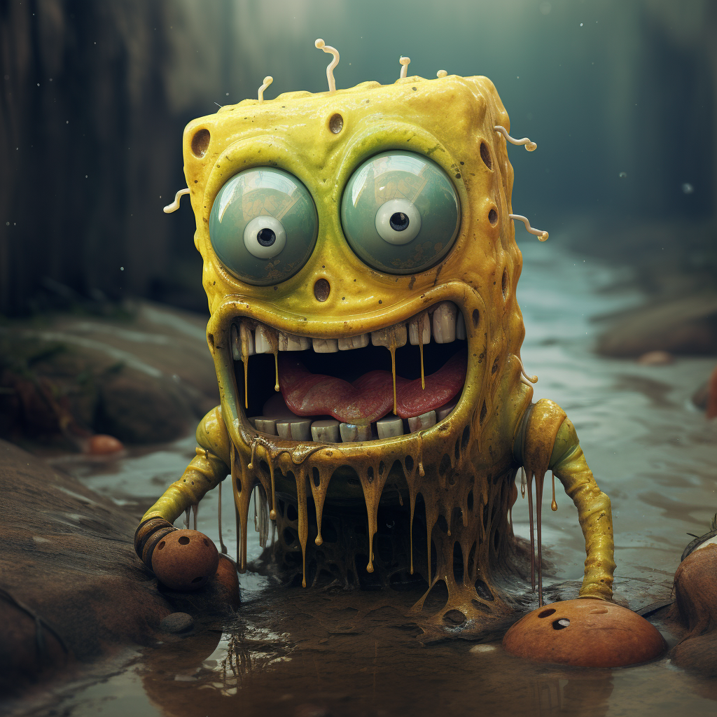 Drain Gang Spongebob Character