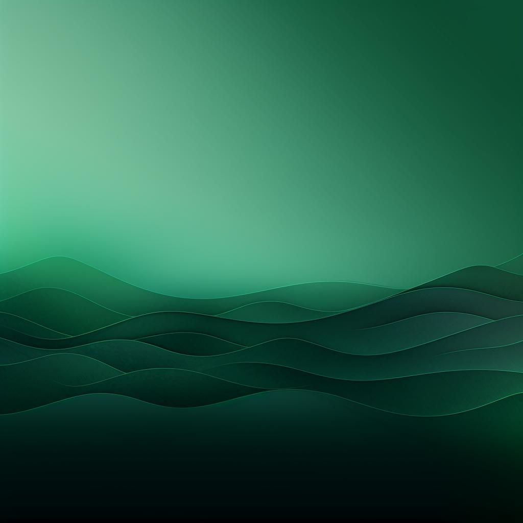 Beautiful dark green gradient background