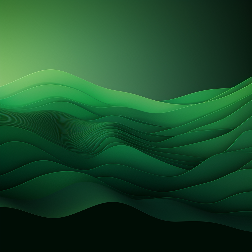 Dark green gradient desktop background