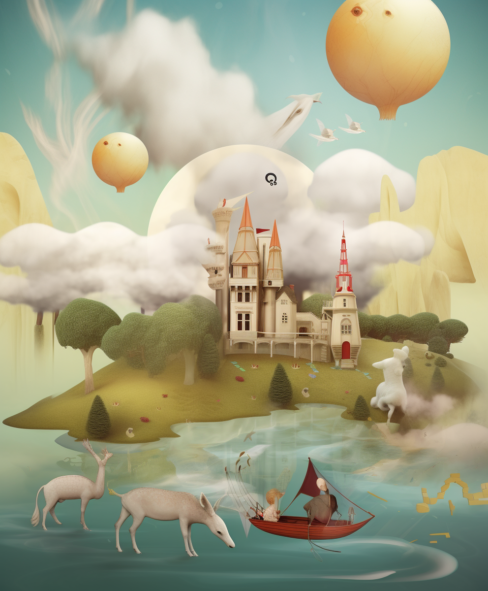 Dreamy Fantastic Poster Art for Kids Room