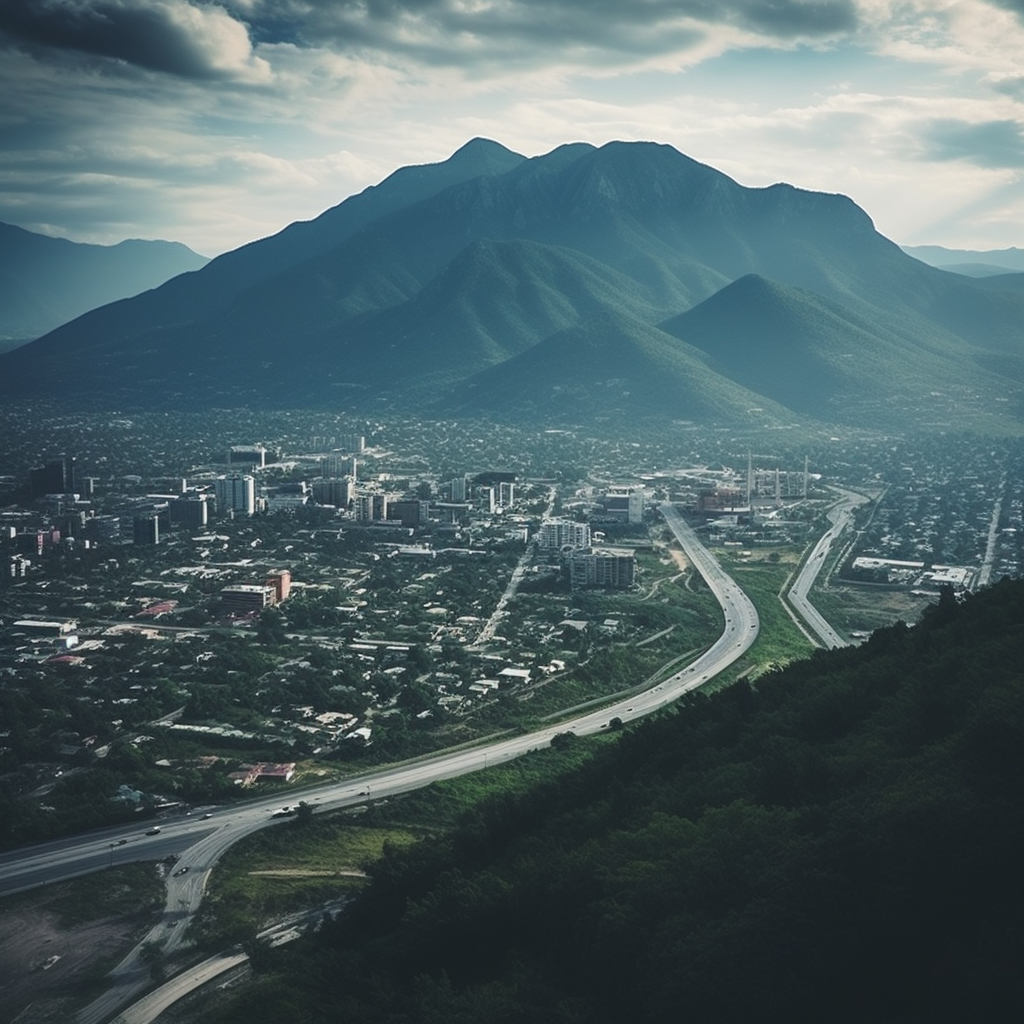 View of Monterrey Mountains  ?