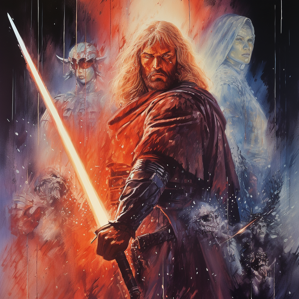 Struzan Style Movie Poster Baron Ironblood SAS Soldier Claymore Sword
