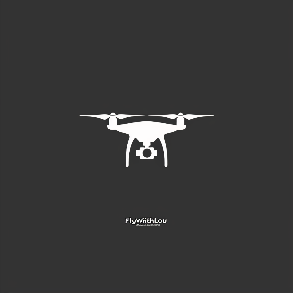 Creative drone brand logo for photography brand