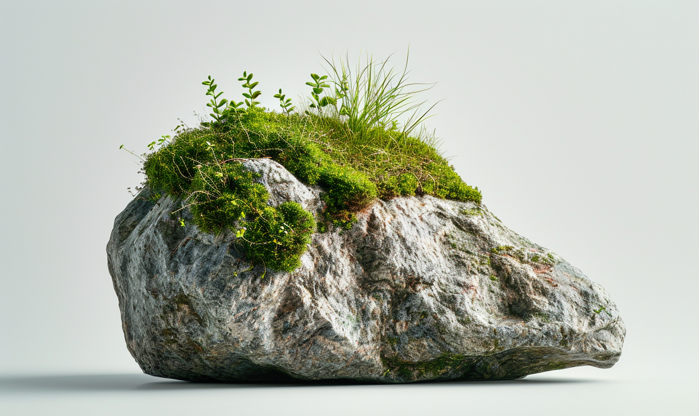 Drone Studio Photography Prop Rock Moss Grass