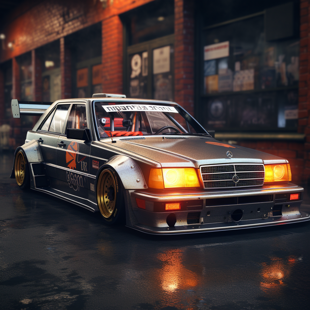 DTM Mercedes 190E transformed time machine