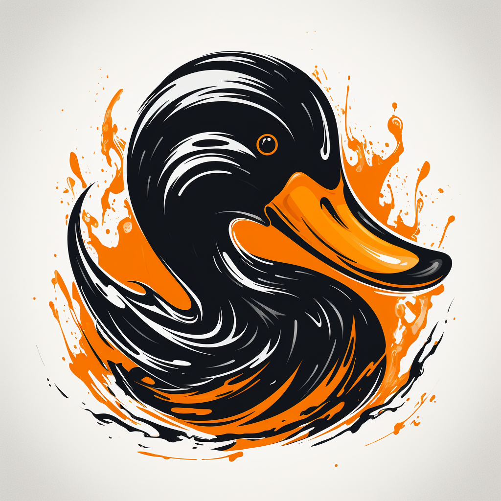 Stylish Duck Logo Design