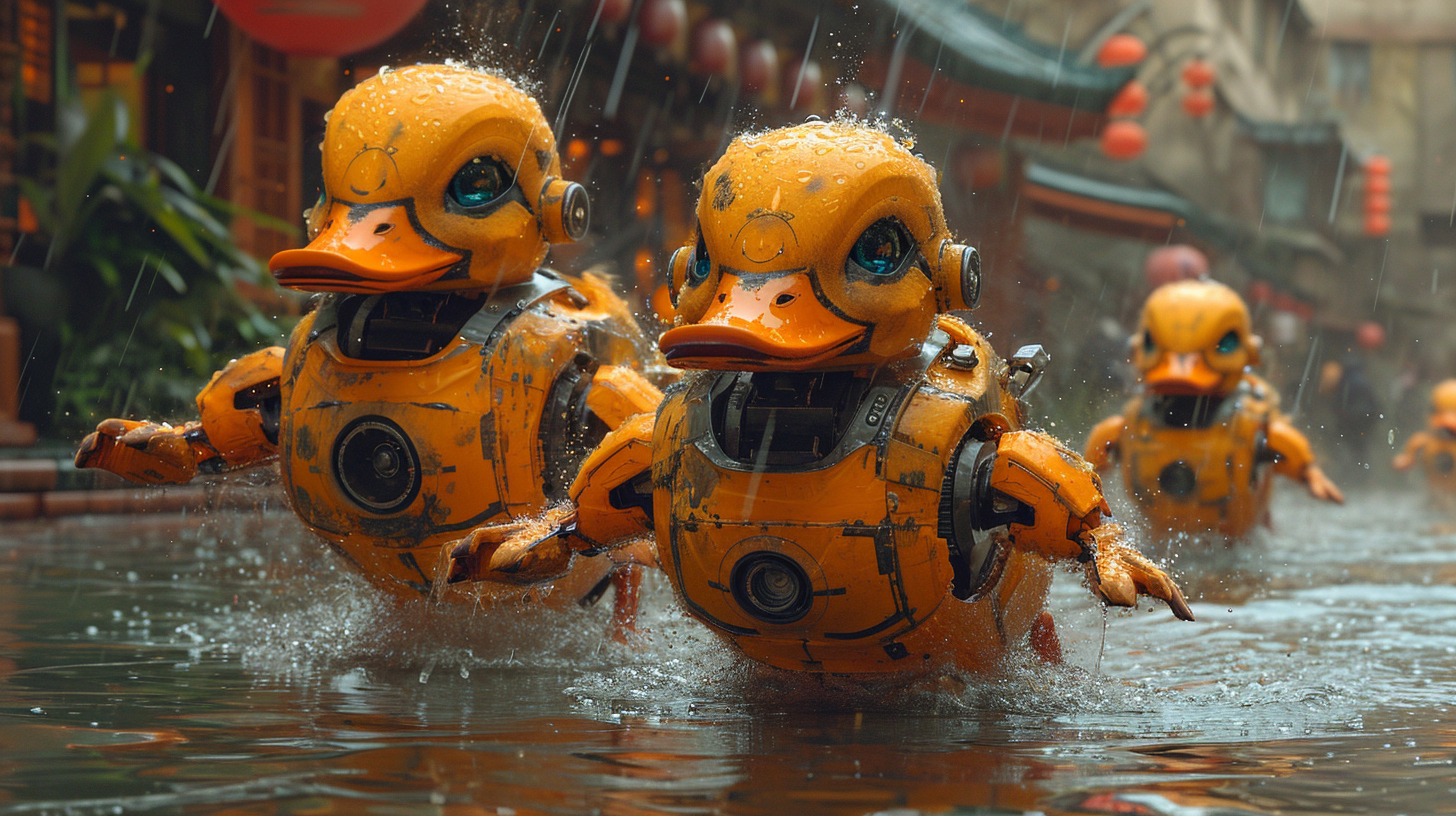 Duck Robot Race