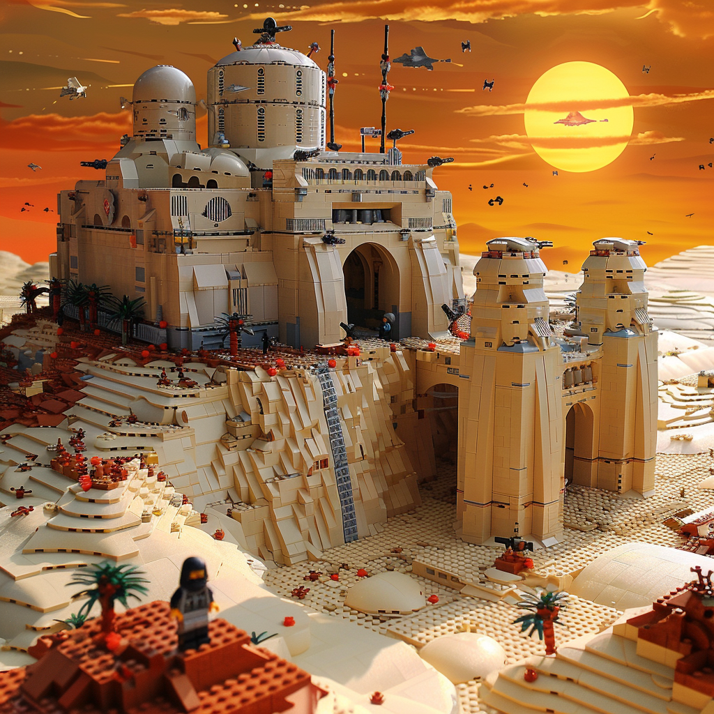 Lego Dune Universe Building Sand