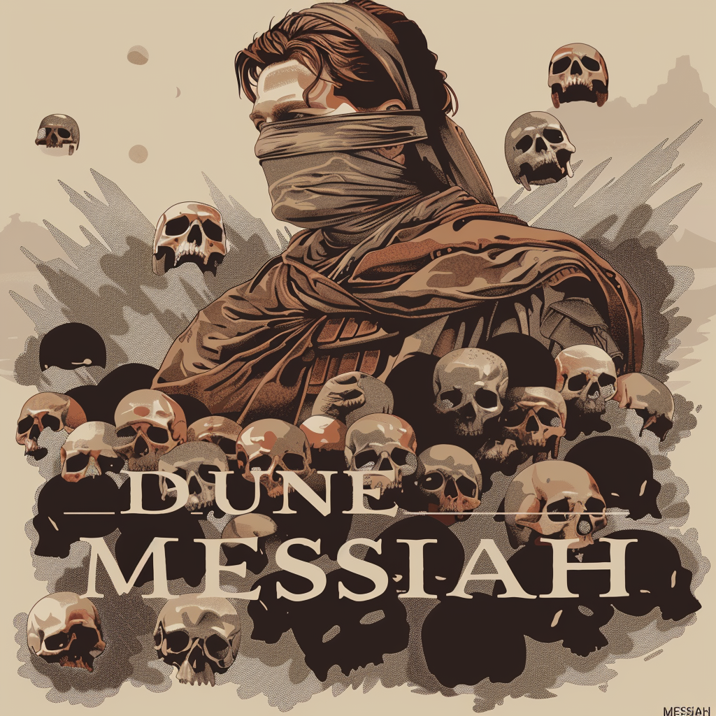 Dune Messiah Blindfold Skulls Poster