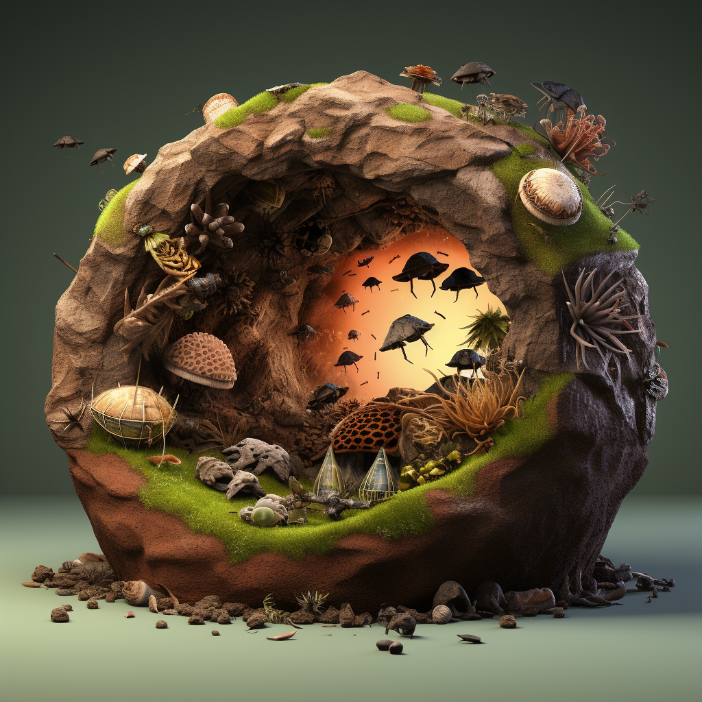 Earthy Dung showcasing unique textures