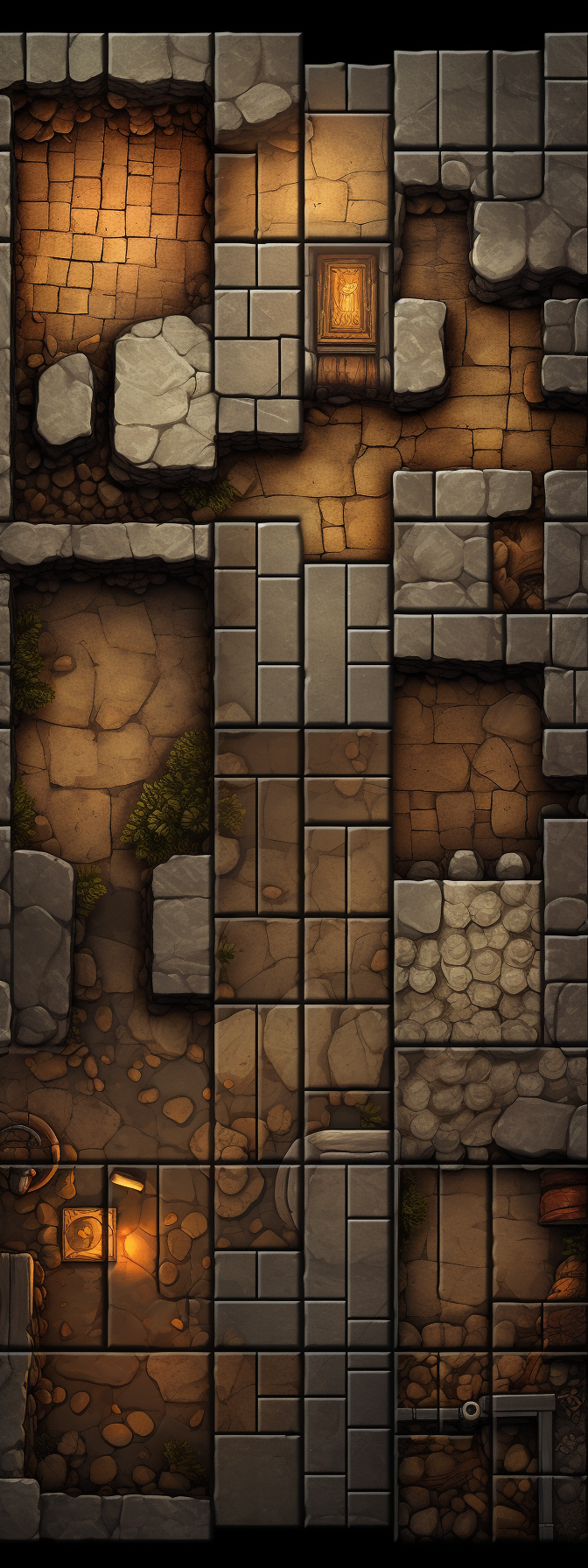 Dungeon floor top-down tile set