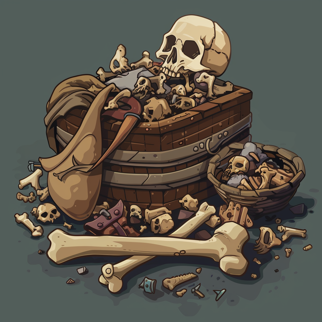 Dungeon Rubbish Bone Equipment Icon