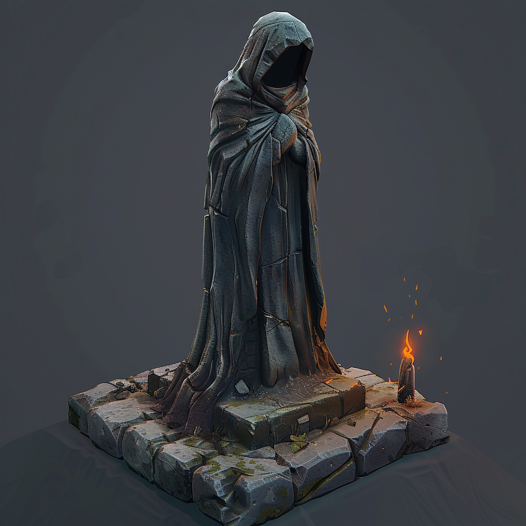 Dungeon Statue Icon Art