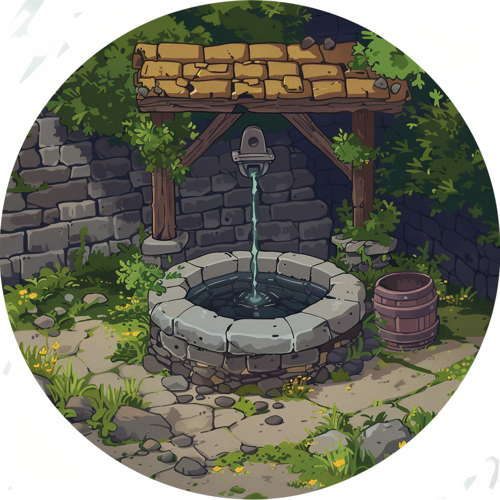 Dungeon Well Icon Design