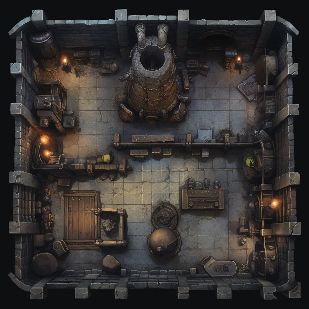 Blacksmith on Dungeons and Dragons Map