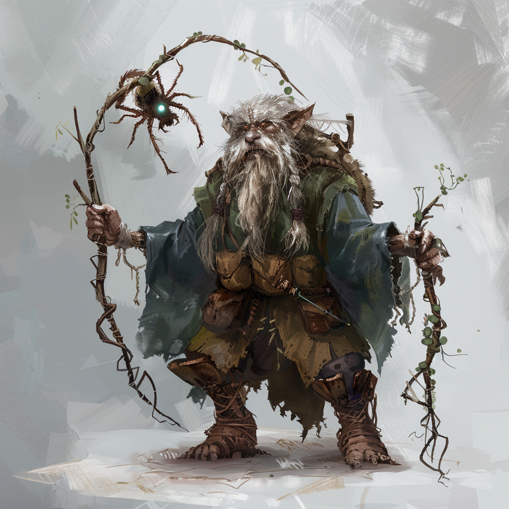 Dwarf Spider Weaver Bug Anthro