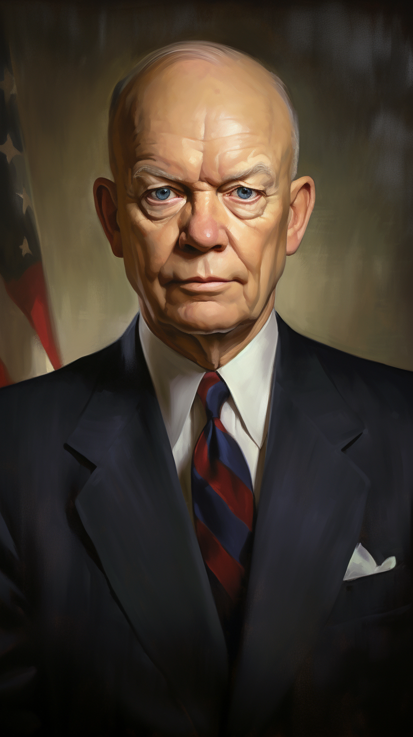 Hyper Realistic Portrait of Dwight Eisenhower