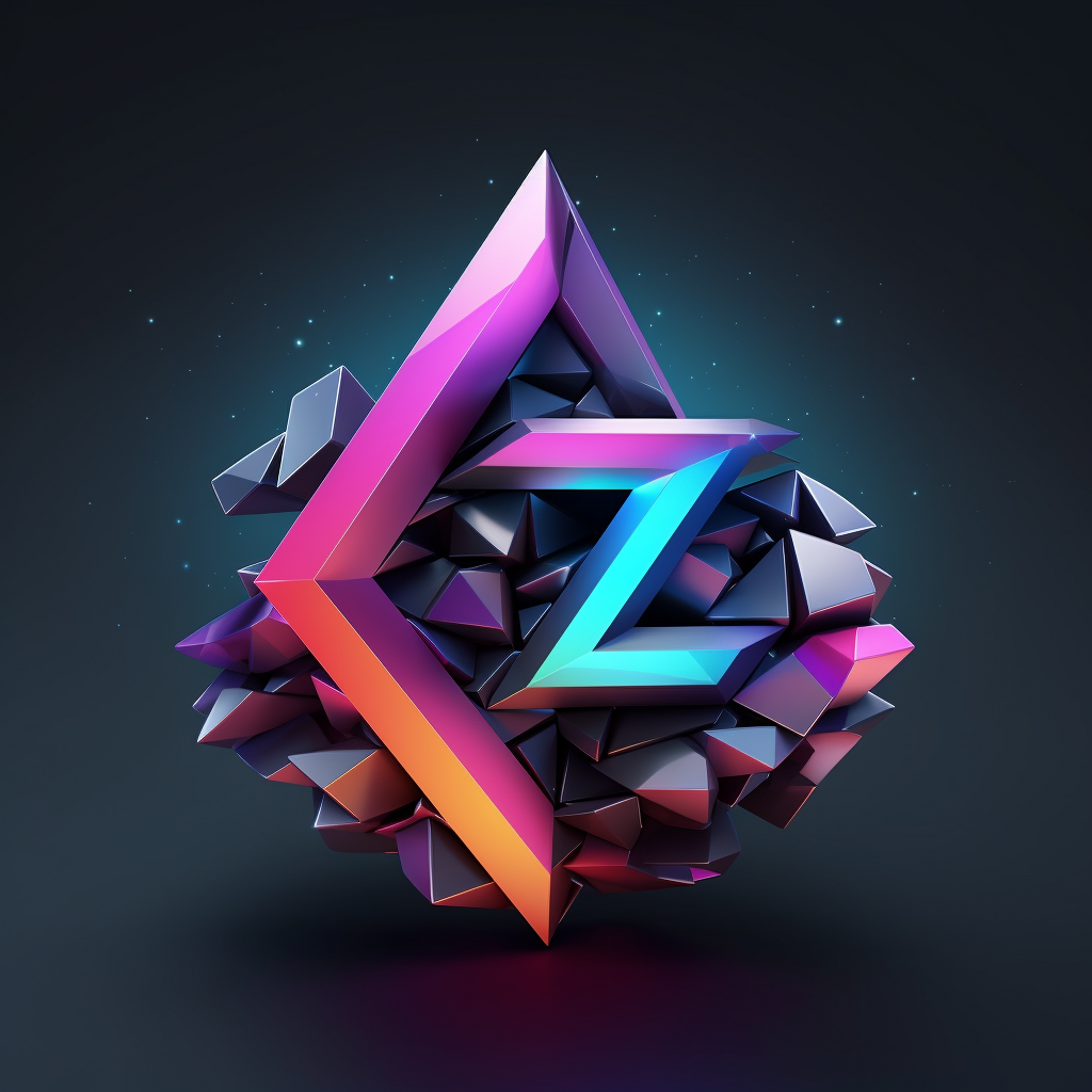 3D dimensional dynamic logo for marketing agency