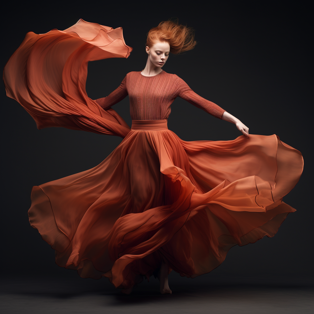 Model in dynamic pose inspired by Coco Rocha  ?