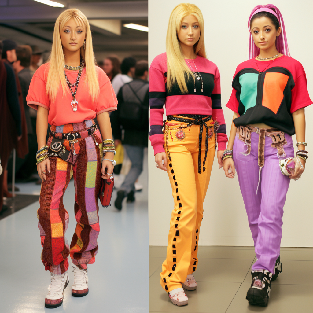 Stylish early 2000s fashion icons