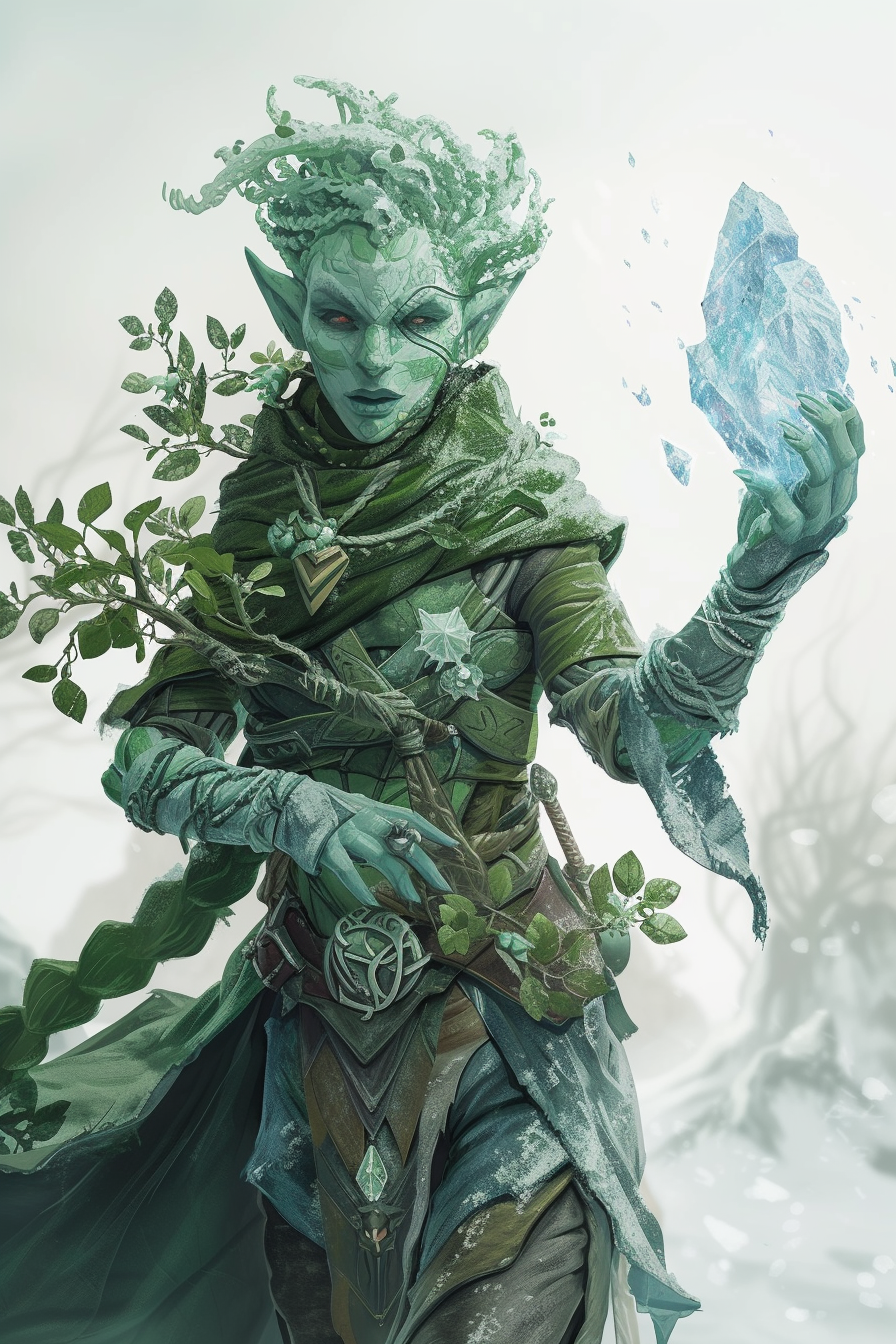 Earth Jenasi DND Jade Stone Crystall Hairs