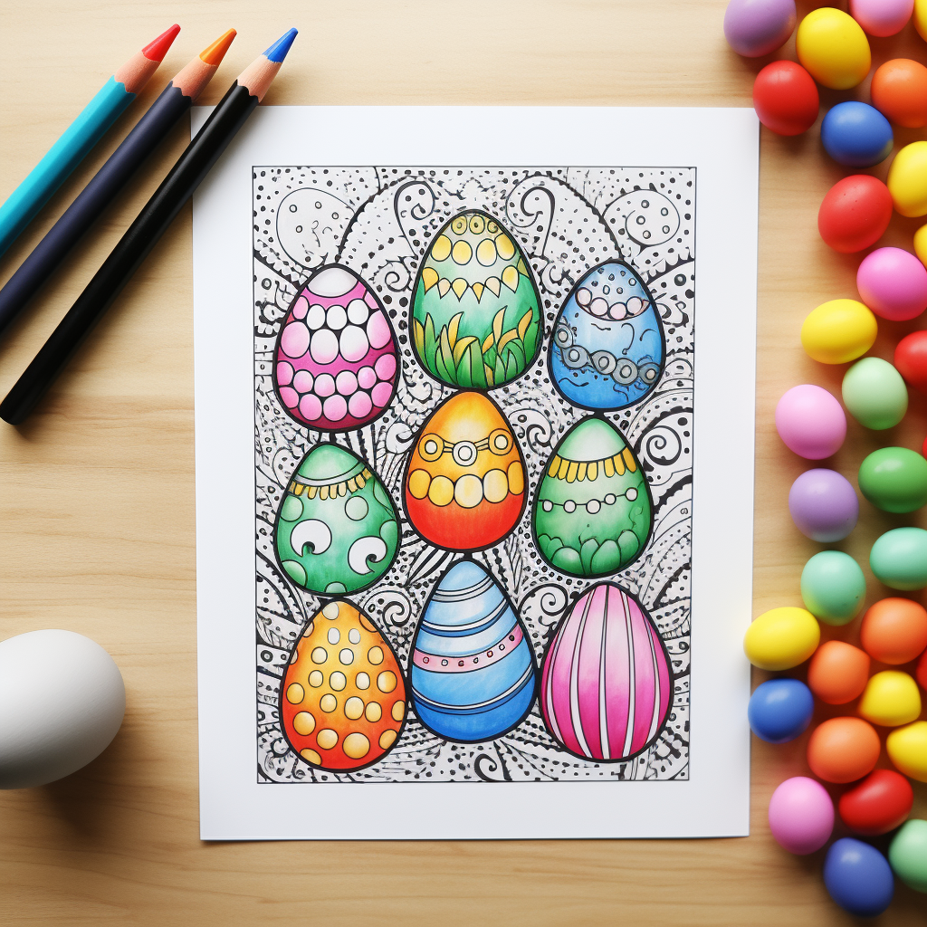 Easter Dot Markers Activity Pages Coloring