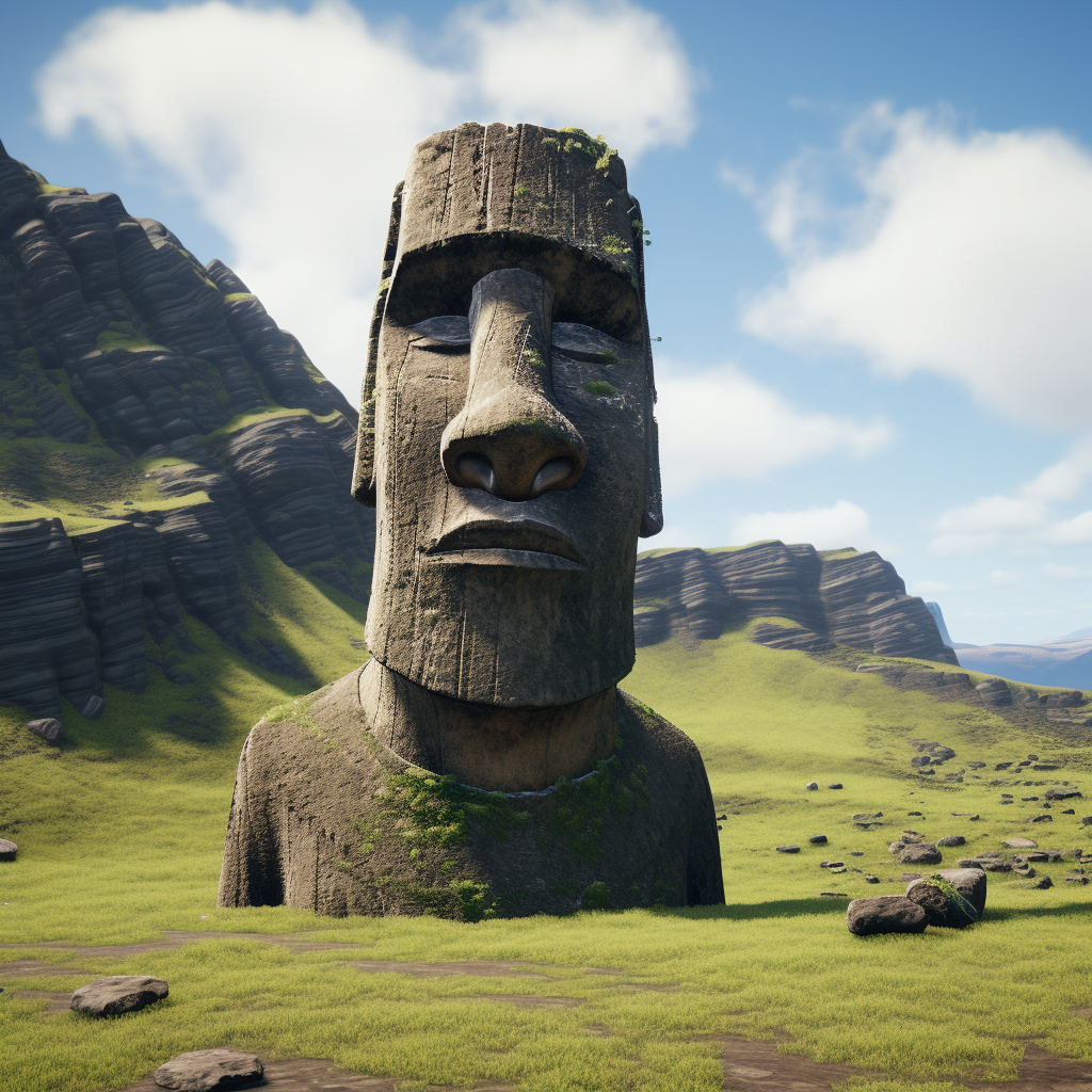 Easter Island Rongorongo script illustration