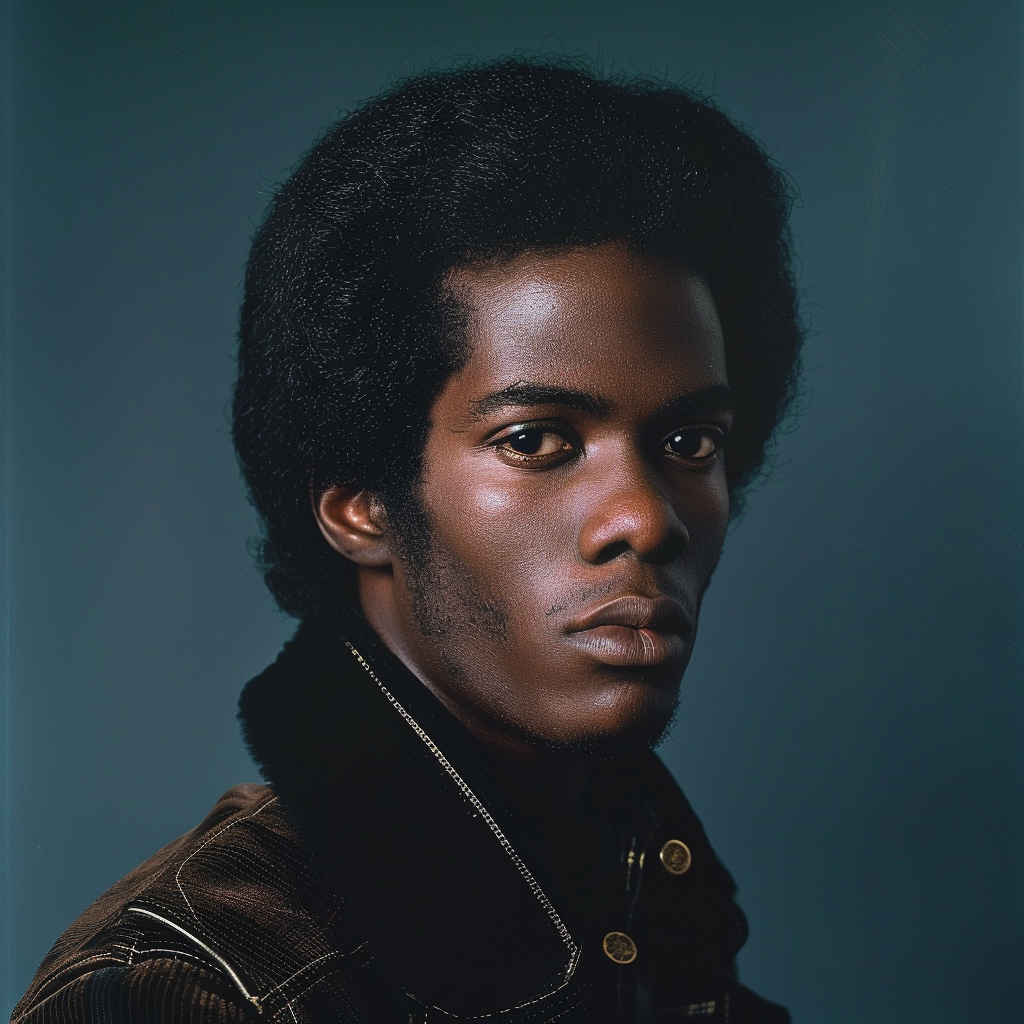 Ebony black actor portrait 1977