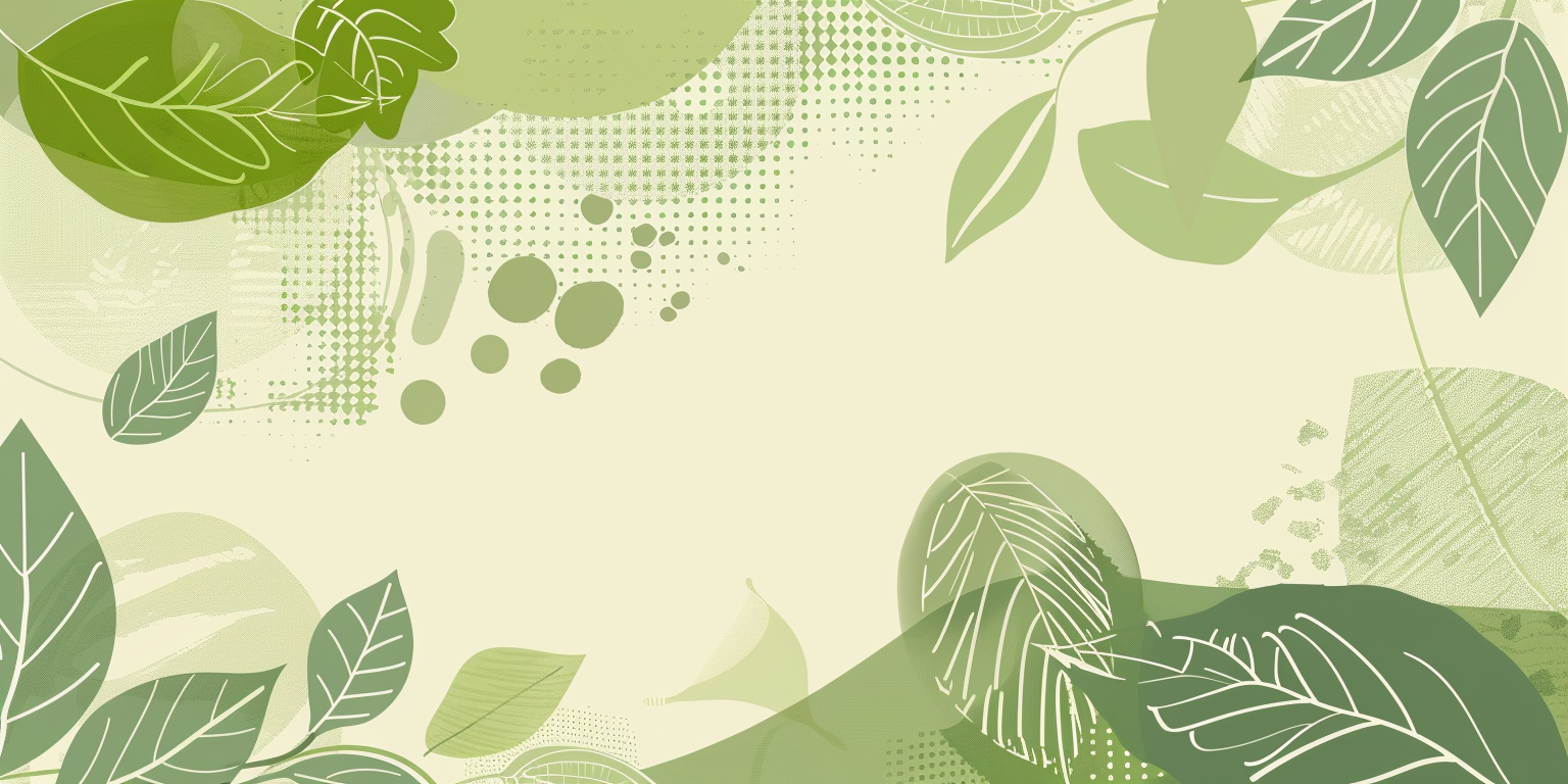 Eco-friendly abstract design banner template