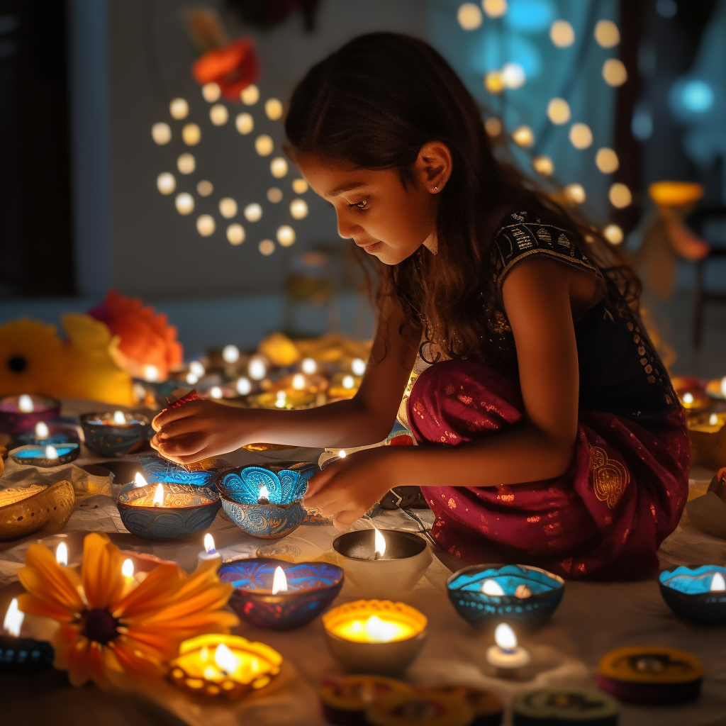 Eco-friendly Diwali celebration with sustainable practices